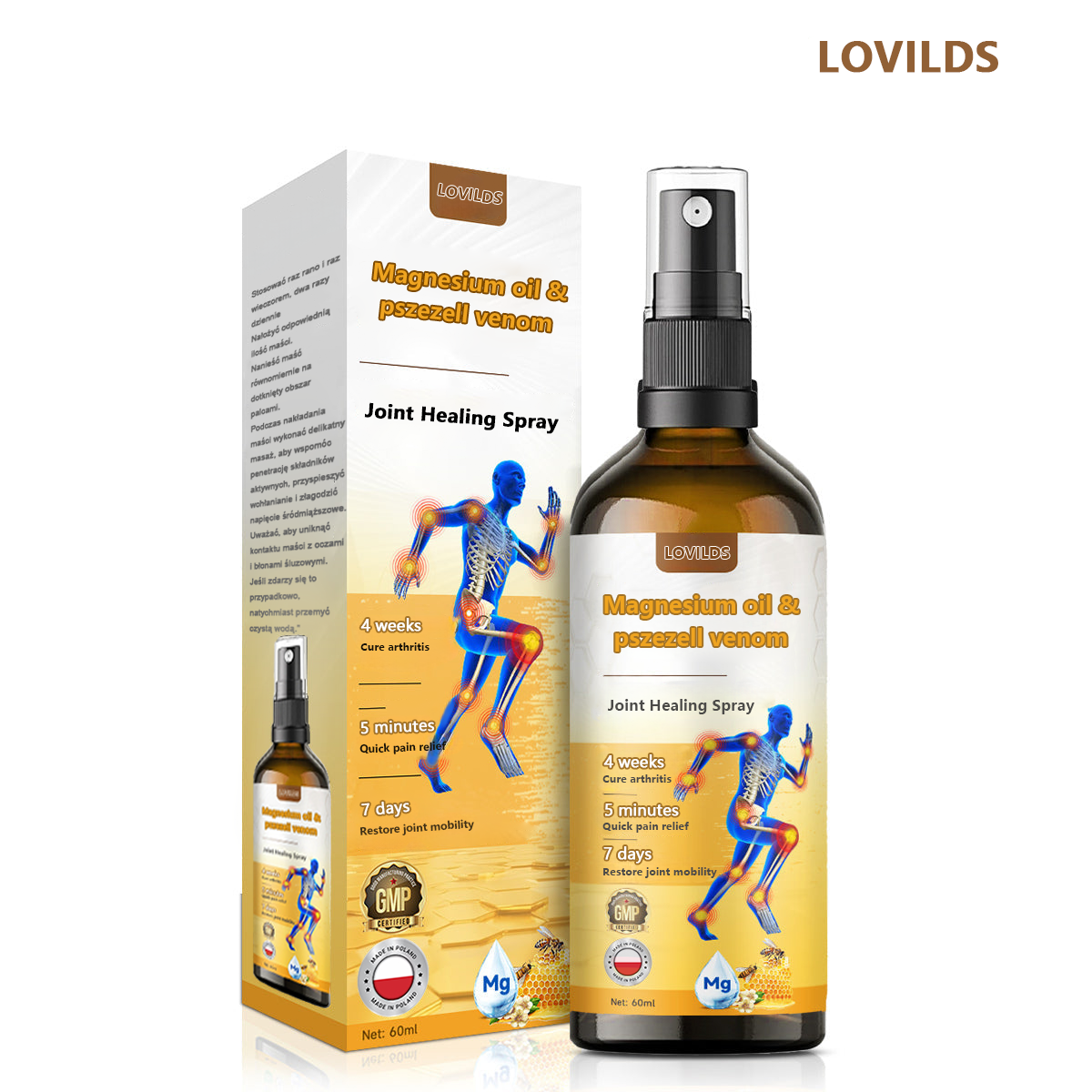 ✅Official Store: LOVILDS™ Magnesium Oil and Honey Spray for Joint Repair👨‍⚕️