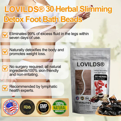 🌿LOVILDS™ Herbal VenoDetox Foot Bath Beads🌲(𝐋𝐀𝐍𝐀 𝐂𝐞𝐫𝐭𝐢𝐟𝐢𝐜𝐚𝐭𝐢𝐨𝐧，𝗟𝘆𝗺𝗽𝗵𝗮𝘁𝗶𝗰 𝗔𝘀𝘀𝗼𝗰𝗶𝗮𝘁𝗶𝗼𝗻 𝗼𝗳 𝗔𝗺𝗲𝗿𝗶𝗰𝗮)