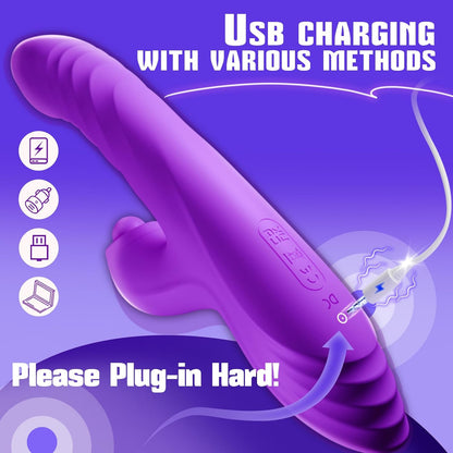 💥Remote control of love 💞 APP control 10 vibrations and 7 swing modes - G Spot Clitoral Vibrators