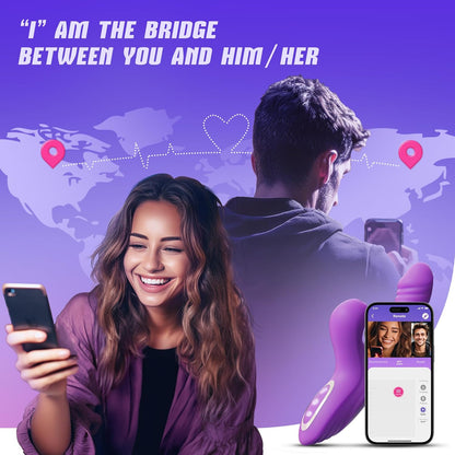 💥Remote control of love 💞 APP control 10 vibrations and 7 swing modes - G Spot Clitoral Vibrators