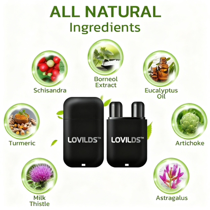 LOVILDS™ Vegan Liver Cleaning Nasal Herbal Box