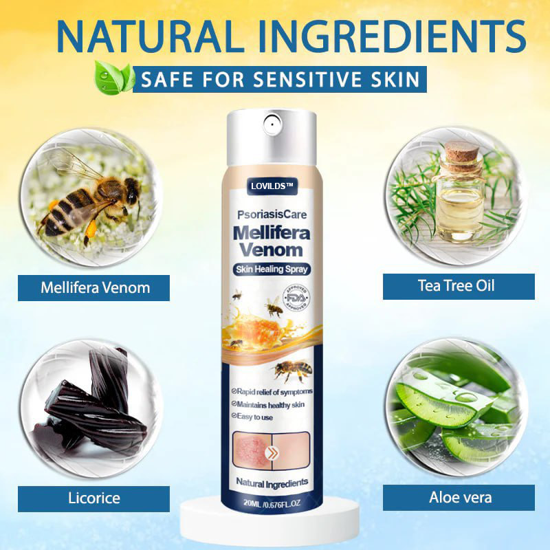 LOVILDS® Psoriasis Care Mellifera Venom Skin Healing Spray🔥